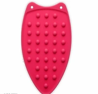 1 Pcs Silicone Iron Mat Pad | High Heat Resistant Iron Insulation Pad, 27x14 cm - 27x 14 cm, Silicon, Pack of1